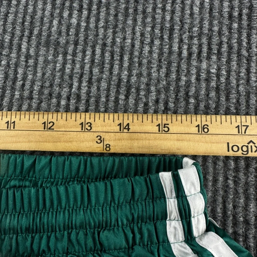 Adidas Originals Mens Green 3-Stripe Wind Track Pants CV4606 Emerald Green L